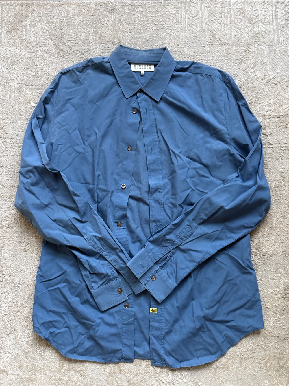 Maison Martin Margiela Blue Dress Shirt